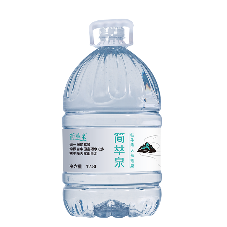 简萃泉天然富硒矿泉水-12.8L装